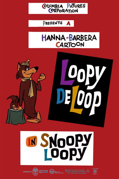 Póster de Snoopy Loopy