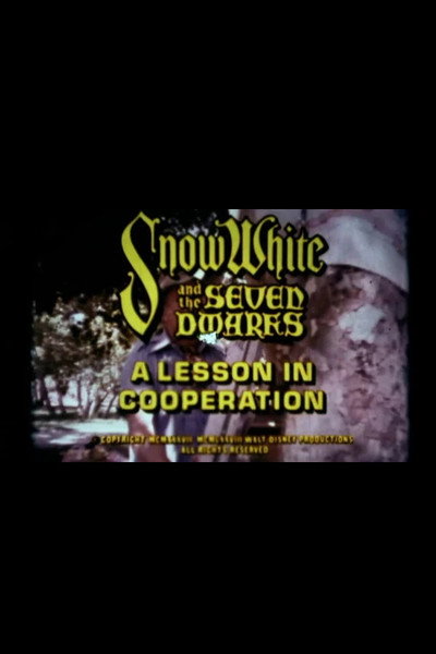 Póster de Snow White and the Seven Dwarfs: A Lesson in Cooperation