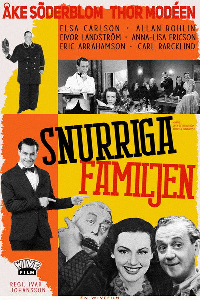 Póster de Snurriga familjen