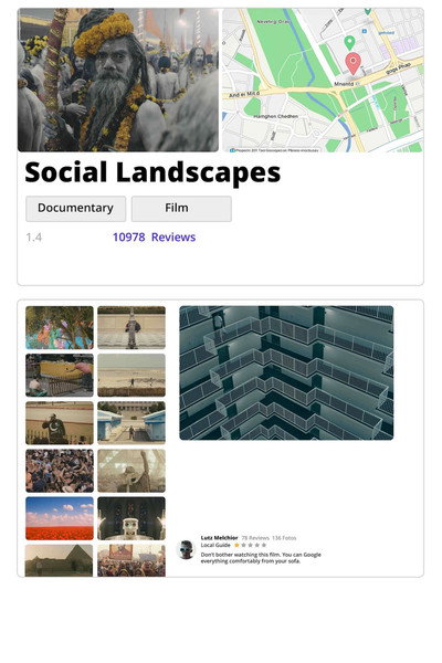 Póster de Social Landscapes