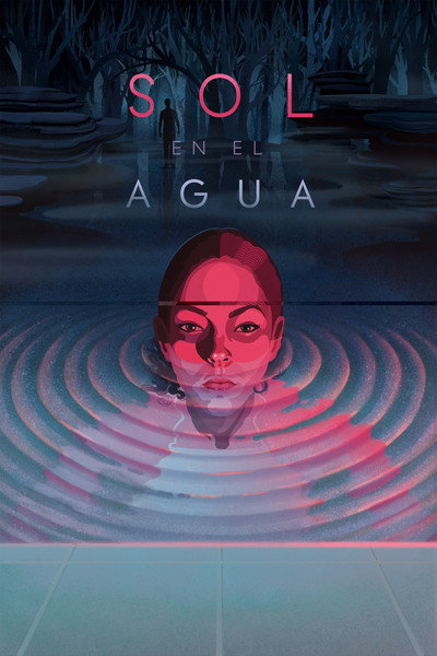 Póster de Sol en el Agua