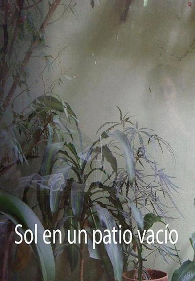 Póster de Sol en un patio vacío