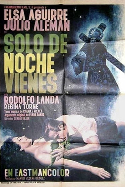 Póster de Solo de noche vienes