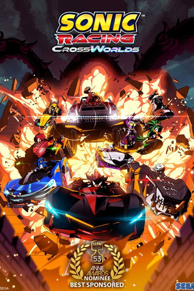 Póster de Sonic Racing: CrossWorlds - The Animation