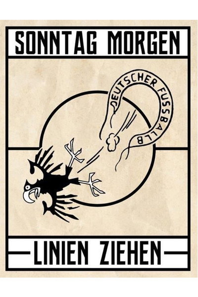 Póster de Sonntag Morgen Linien ziehen