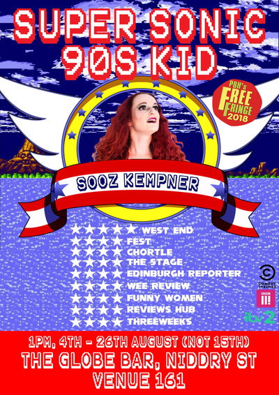 Póster de Sooz Kempner: Super Sonic 90s Kid