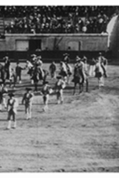 Póster de Sortie de la Quadrille et commencement de la course: Vue de trois quarts