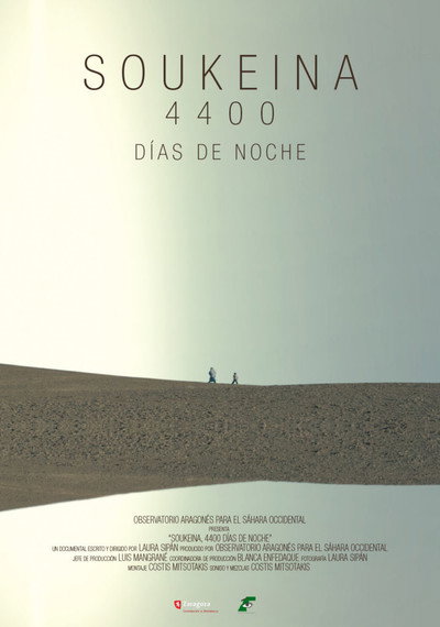 Póster de Soukeina, 4400 días de noche