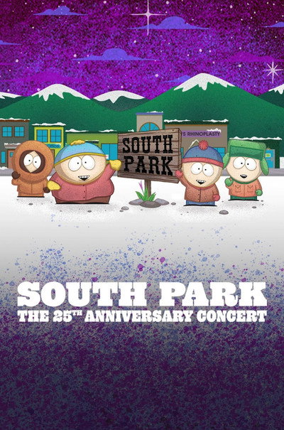 Póster de South Park: The 25th Anniversary Concert