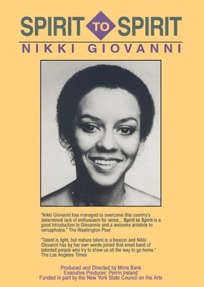 Póster de Spirit to Spirit: The Poetry of Nikki Giovanni