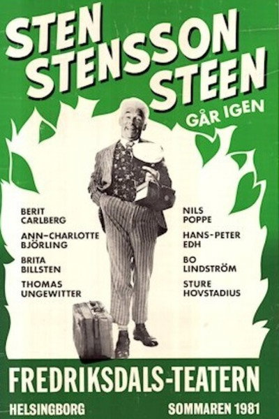Póster de Sten Stensson Stéen går igen