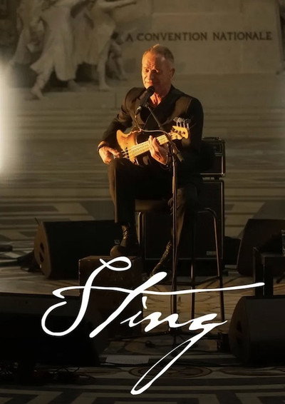 Póster de Sting au Panthéon - FIP 50 ans