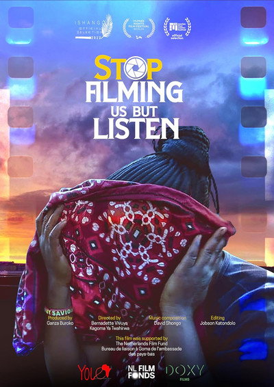 Póster de Stop Filming Us But Listen