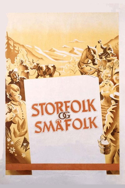 Póster de Storfolk og småfolk