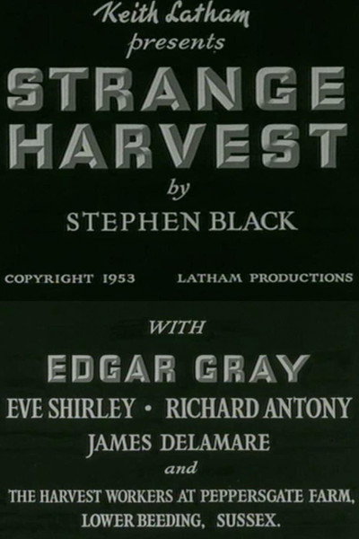 Póster de Strange Harvest