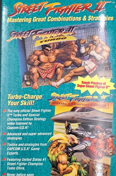 Póster de Street Fighter II: Mastering Great Combinations and Strategies