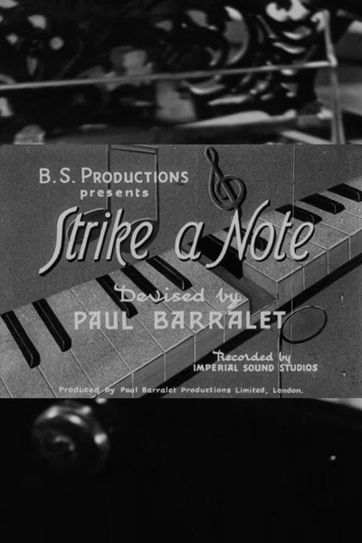Póster de Strike a Note