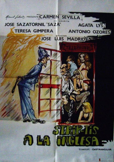 Póster de Strip-tease a la inglesa