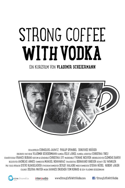 Póster de Strong Coffee with Vodka