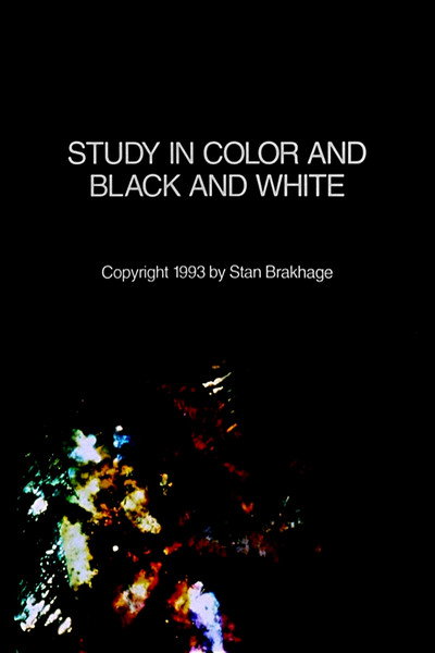 Póster de Study in Color and Black and White