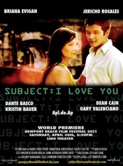 Póster de Subject: I Love You