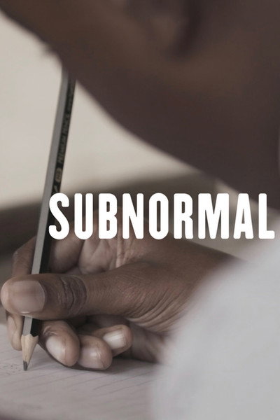 Póster de Subnormal: racismo en la escuela, de Steve McQueen