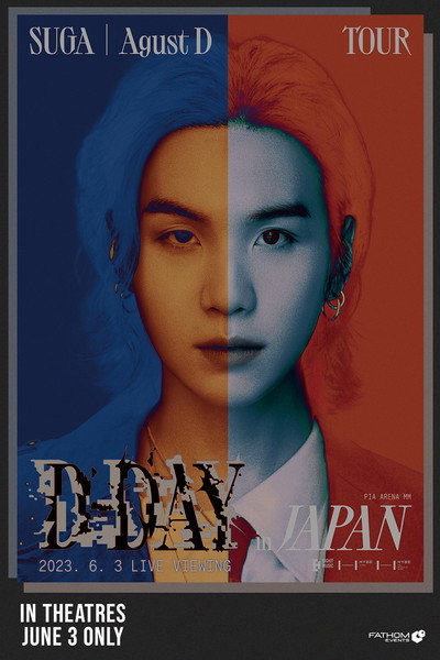 Póster de SUGA / Agust D TOUR 'D-DAY' in JAPAN : LIVE VIEWING