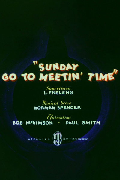 Póster de Sunday Go to Meetin' Time