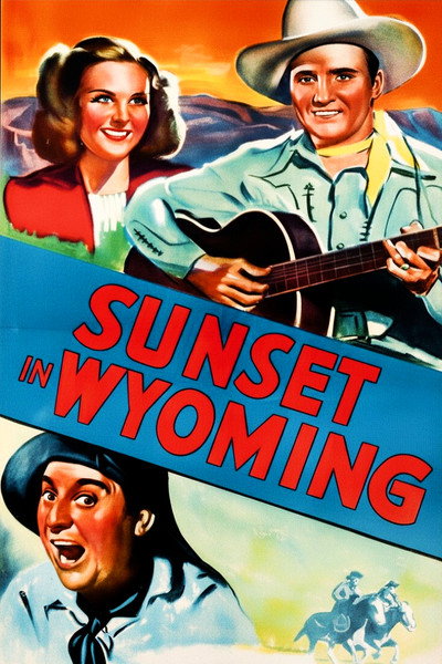 Póster de Sunset in Wyoming