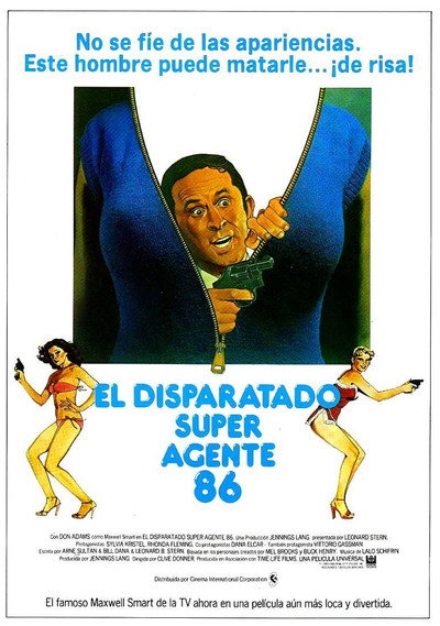 Póster de Súper agente 86 contra la bomba que desnuda
