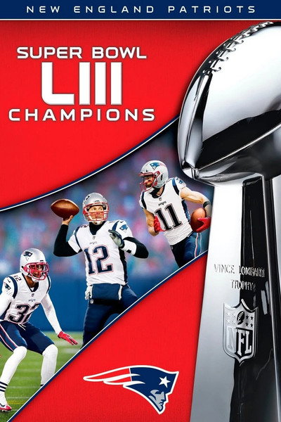 Póster de Super Bowl LIII Champions: New England Patriots