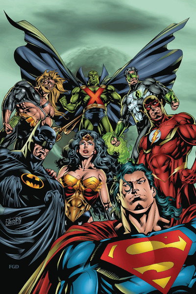 Póster de Super Heroes United!: The Complete Justice League History