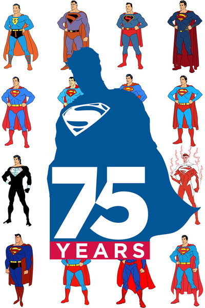 Póster de Superman 75º Aniversario
