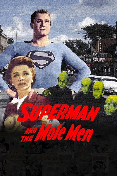 Póster de Superman contra los hombres ratones