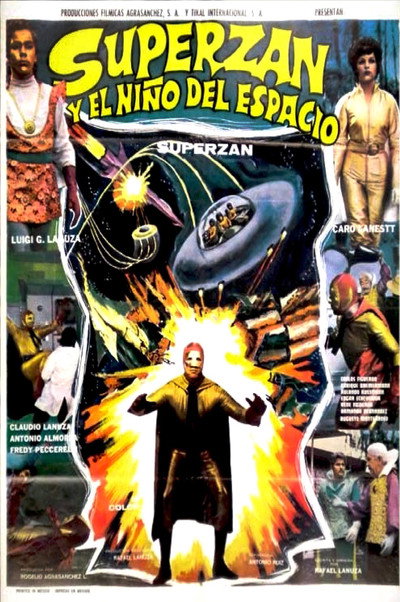 Póster de Superzan y el niño del espacio