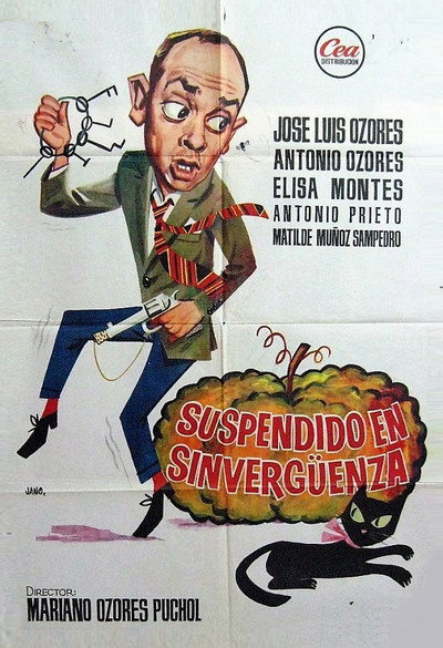 Póster de Suspendido en sinvergüenza