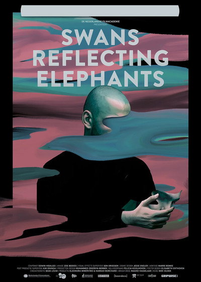 Póster de Swans Reflecting Elephants