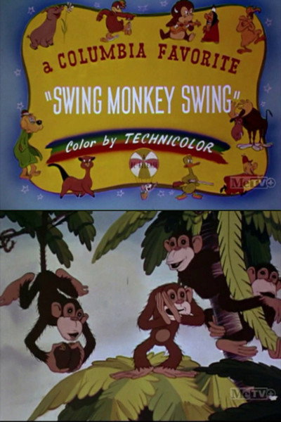 Póster de Swing, Monkey, Swing
