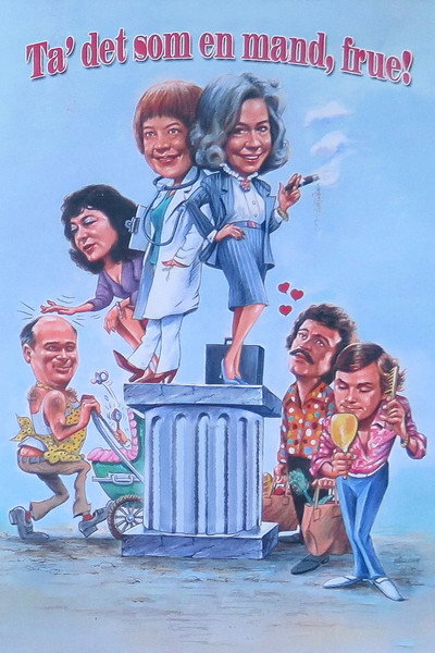 Póster de Ta' det som en mand, frue!