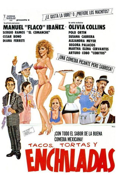 Póster de Tacos, tortas y enchiladas - La Rifa
