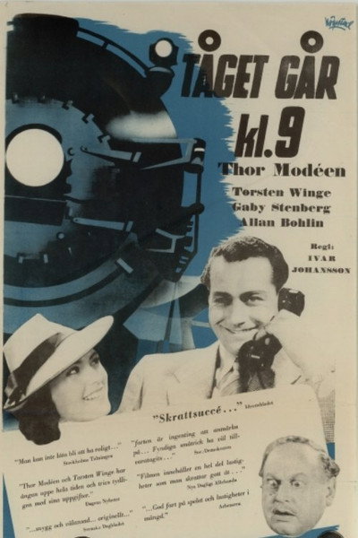 Póster de Tåget går klockan 9