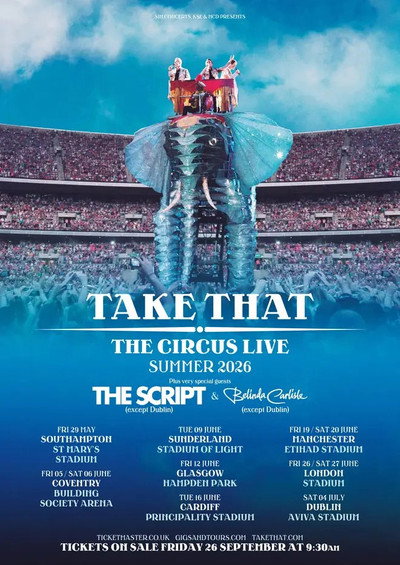 Póster de Take That: Live from Etihad Stadium
