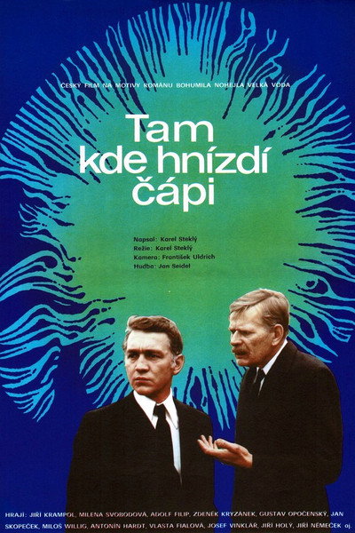 Póster de Tam, kde hnizdi cápi