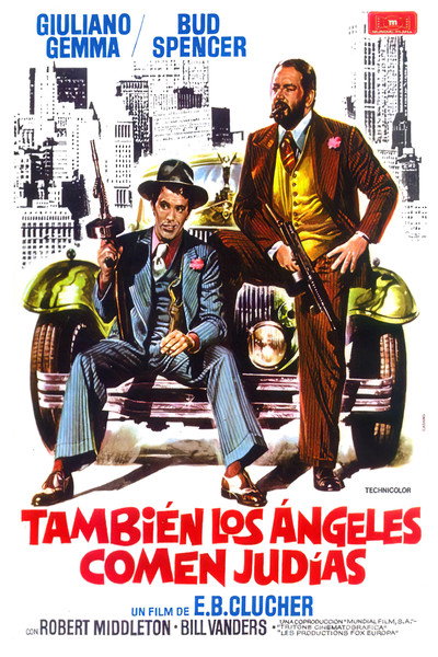 Póster de También los ángeles comen judías