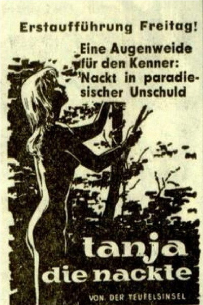 Póster de Tanja - Die Nackte von der Teufelsinsel