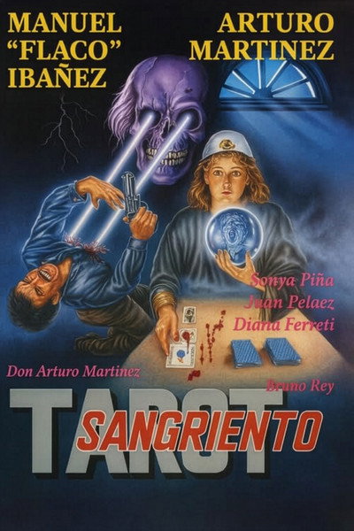 Póster de Tarot sangriento