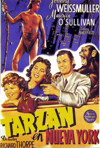 Póster de Tarzán contra el mundo