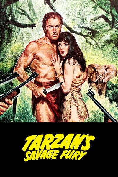 Póster de Tarzán, furia salvaje