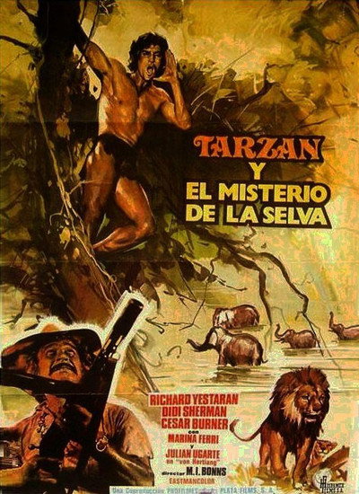 Póster de Tarzán y el misterio de la selva