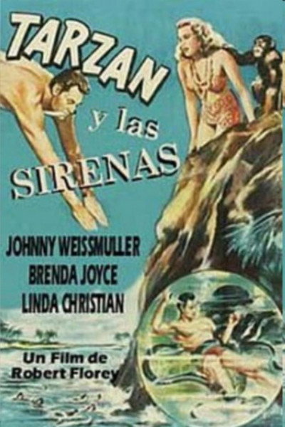 Póster de Tarzán y las sirenas